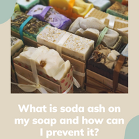 What is soda ash on soap and how to prevent it