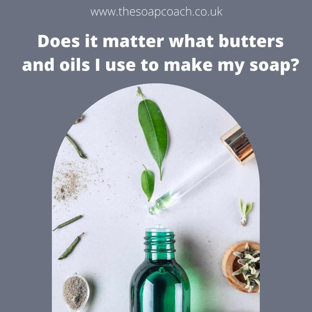 Does it matter what butters and oils I use to make my soap?