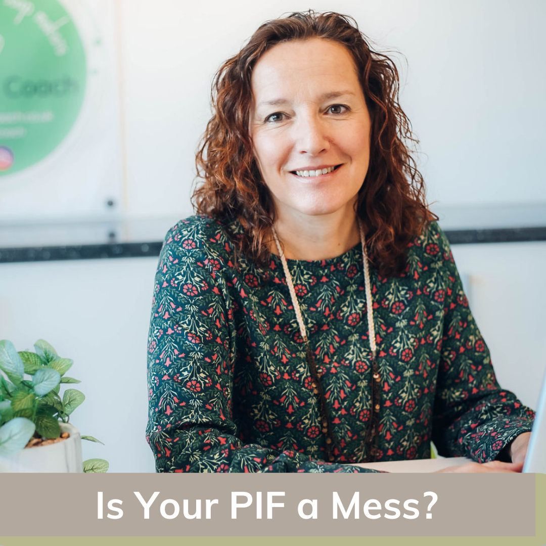 Is Your PIF a Mess? Let Me Help You Get It Organised