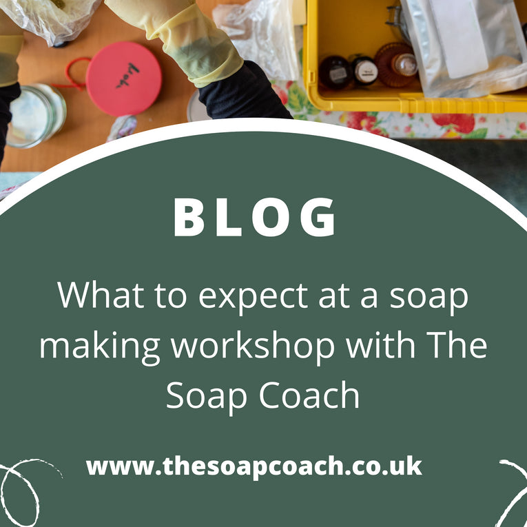 What to expect at a soap making with The Soap Coach