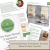 1 Soap Recipe, 8 Variations, 16 Ways eBook & video tutorials