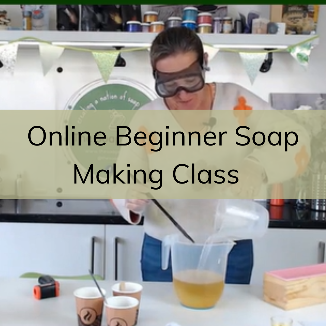 Live Online Beginner Soap Making Class