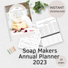 The Organised Soap Makers Annual Planner 2023 INSTANT DOWNLOAD