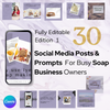 30 Social Media Templates & Prompts - Edition 1 INSTANT DOWNLOAD