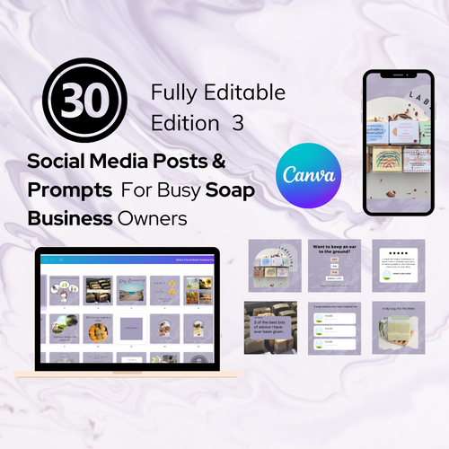30 Social Media Templates & Prompts - Edition 3 INSTANT DOWNLOAD