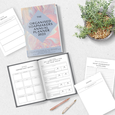 The Organised Soap Makers Annual Planner 2023 INSTANT DOWNLOAD