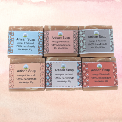 Exotic Floral/Moroccan Fully Editable Canva Soap Label Template, 6 Designs INSTANT DOWNLOAD