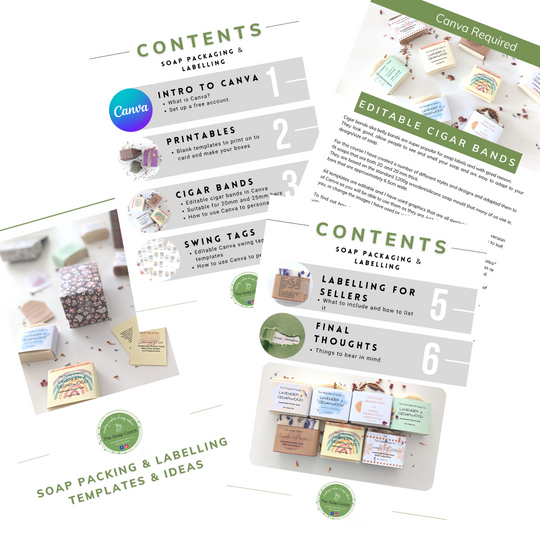 Packaging and Labelling Ideas (with templates)